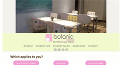 Desktop Screenshot of botanicnailschool.com